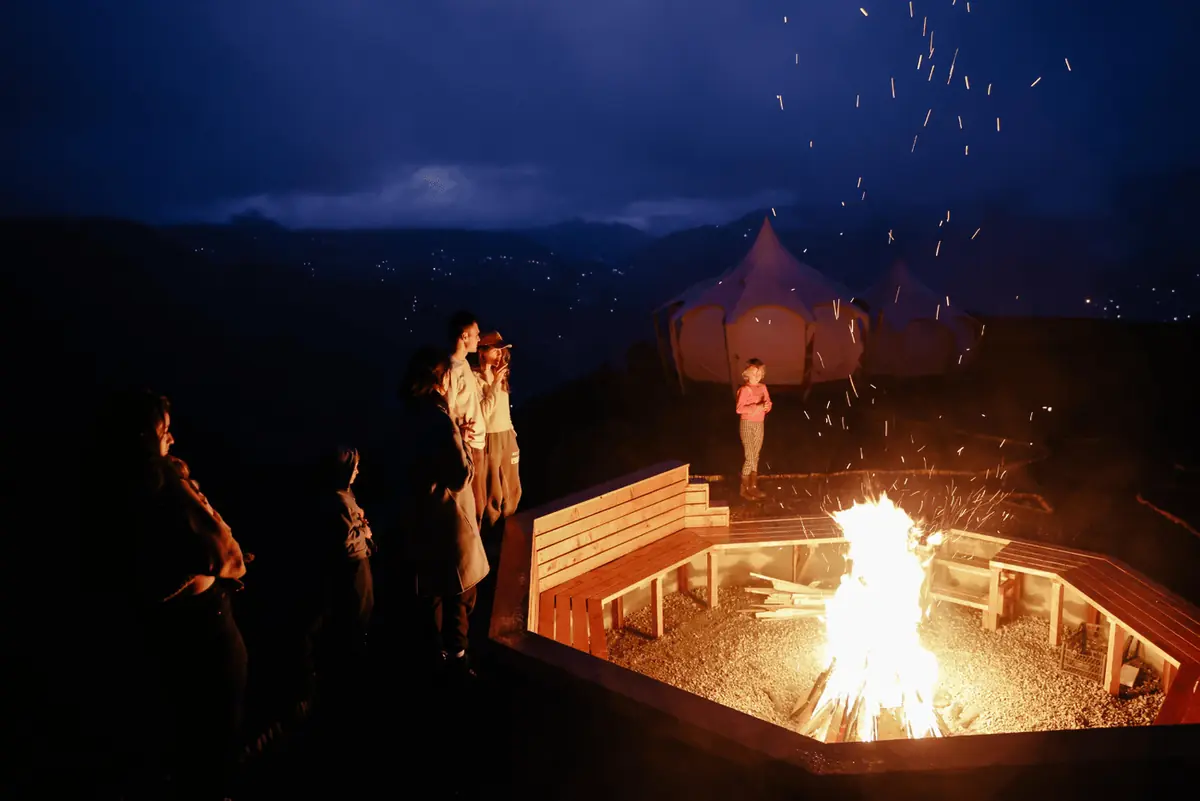 Bonfire night with stories